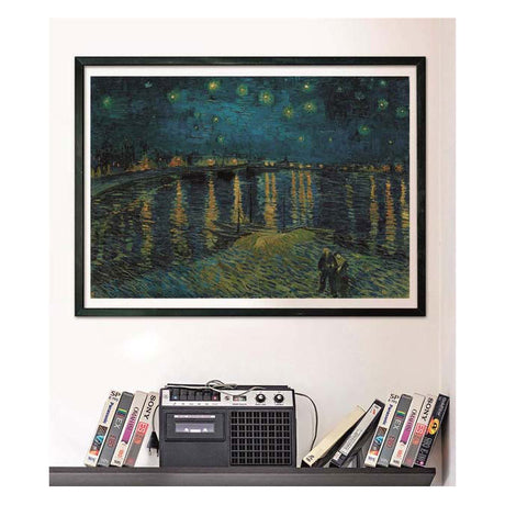 Puzzle Clementoni dzieła sztuki Gwiaździsta noc nad Rodanem, 1000 elementów.