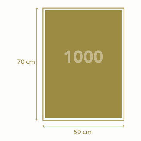 Puzzle Clementoni dzieła sztuki Madonna w jaskini, 1000 szt.