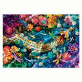 Puzzle Clementoni dzieła sztuki rzeka koi, 1000 elementów.