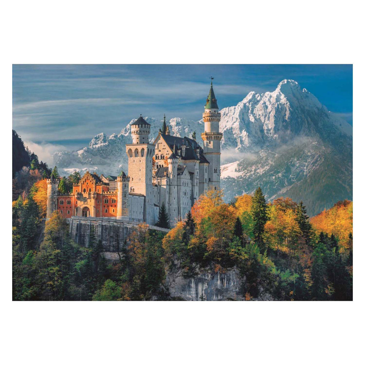 Puzzle Clementoni Zamek Neuschwanstein, 500 elementów.