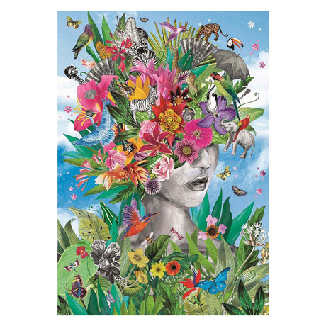 Puzzle Clementoni głowa w dżungli, 500 szt.