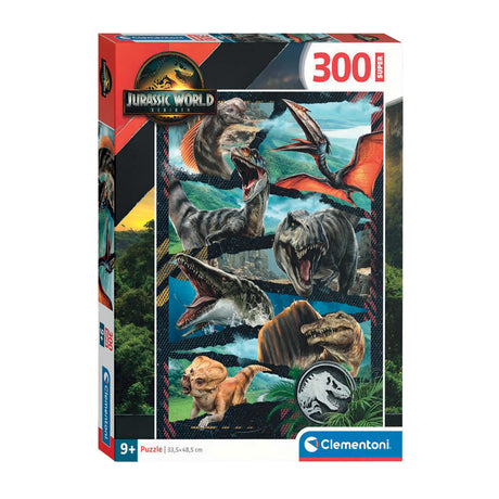 Puzzle Clementoni Super Jurassic World, 300szt.