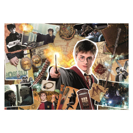 Clementoni - puzzle - 1500 elementów - kompaktowe pudełko Harry'ego Pottera