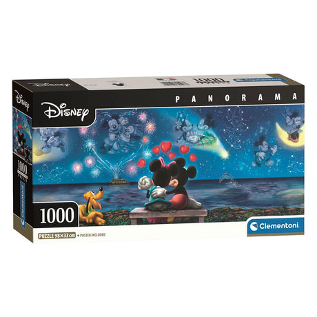Puzzle Clementoni panorama Miki i Minnie - 1000 elementów.