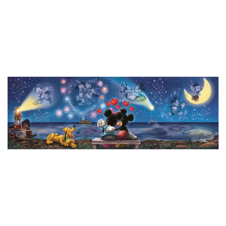 Puzzle Clementoni panorama Miki i Minnie - 1000 elementów.