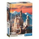 Clementoni - puzzle - 1500 elementów - Zamek Neuschwanstein - puzzle dla dorosłych