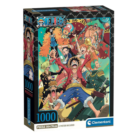 Clementoni - puzzle - 1000 elementów - jeden element - anime