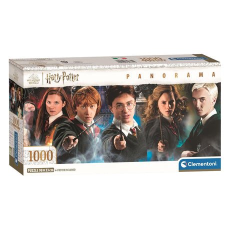 Clementoni - puzzle - 1000 elementów - panorama Harry'ego Pottera