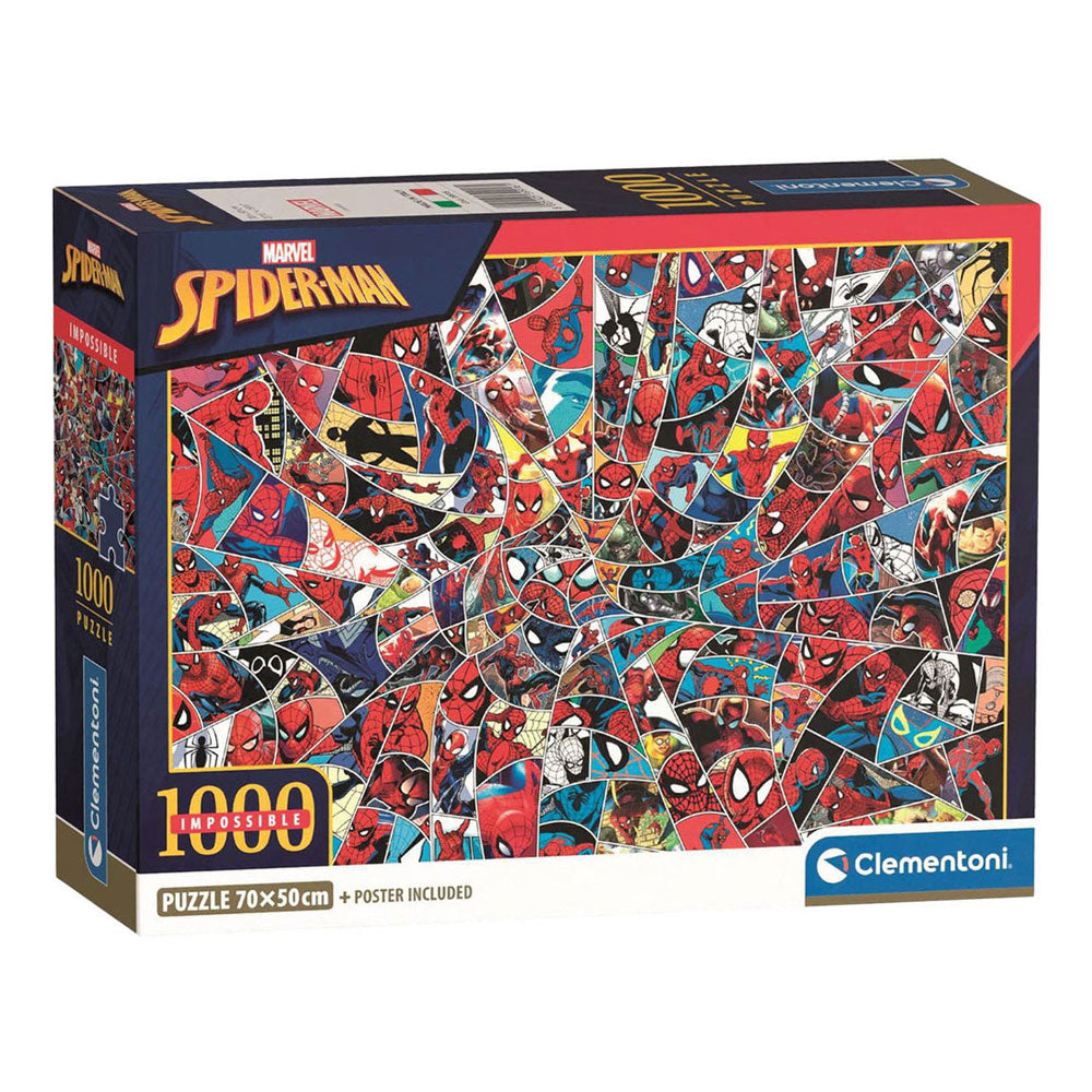 Puzzle Clementoni niemożliwe Marvel Spiderman - 1000 elementów.