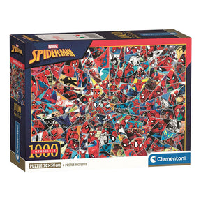 Puzzle Clementoni niemożliwe Marvel Spiderman - 1000 elementów.