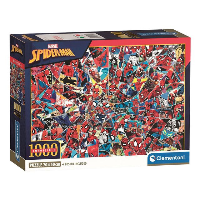 Puzzle Clementoni niemożliwe Marvel Spiderman - 1000 elementów.