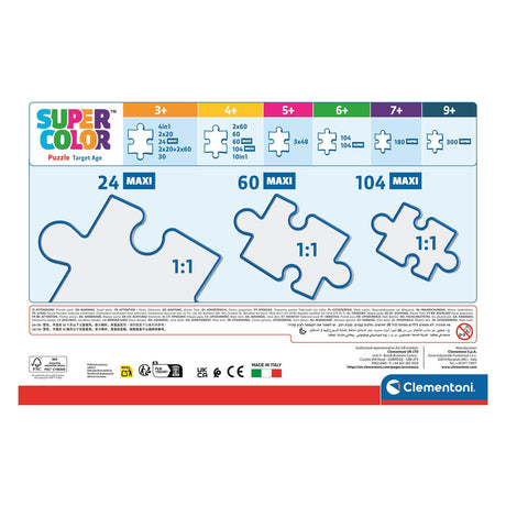 Puzzle Clementoni maxi klub myszki miki - 104szt.