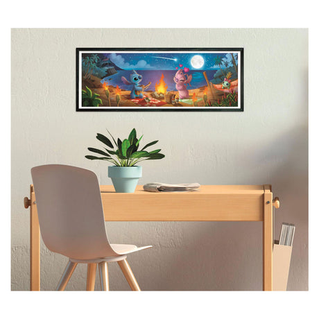 Clementoni - puzzle - 1000 elementów - panorama Disney Stitch - pudełko kompaktowe