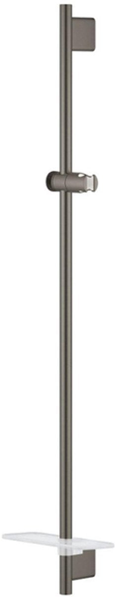 Grohe Rainshower smartactive drążek prysznicowy - 90 cm - z mydelniczką - twardy grafit szczotkowany - 26603al0