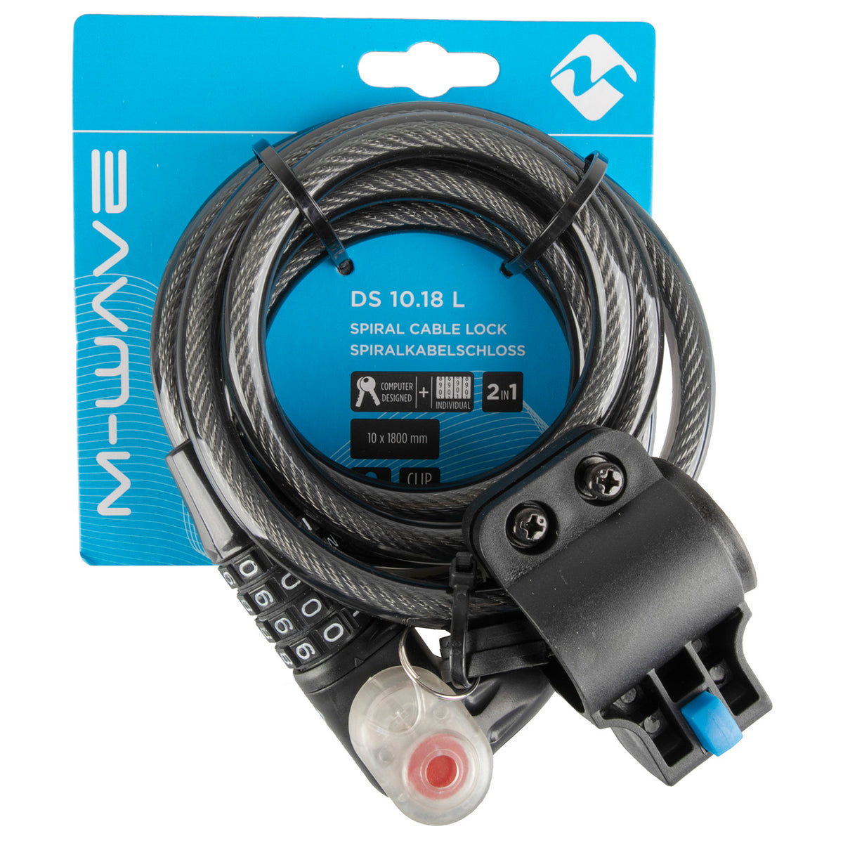 Zamek spiralny M-wave ds 10,18 l