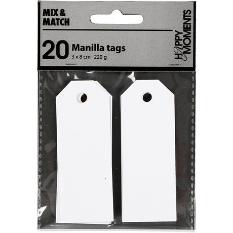 Firma Creativ https: www.cchobby.nl manilla-labels-size-3x8-cm-220-gr-white-20-piece-1-box