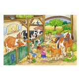 Puzzle Ravensburger Happy Farm Life - 2x24 elementy - puzzle dla dzieci