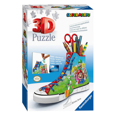 Buty Ravensburger Super Mario - puzzle 3D - 108 elementów