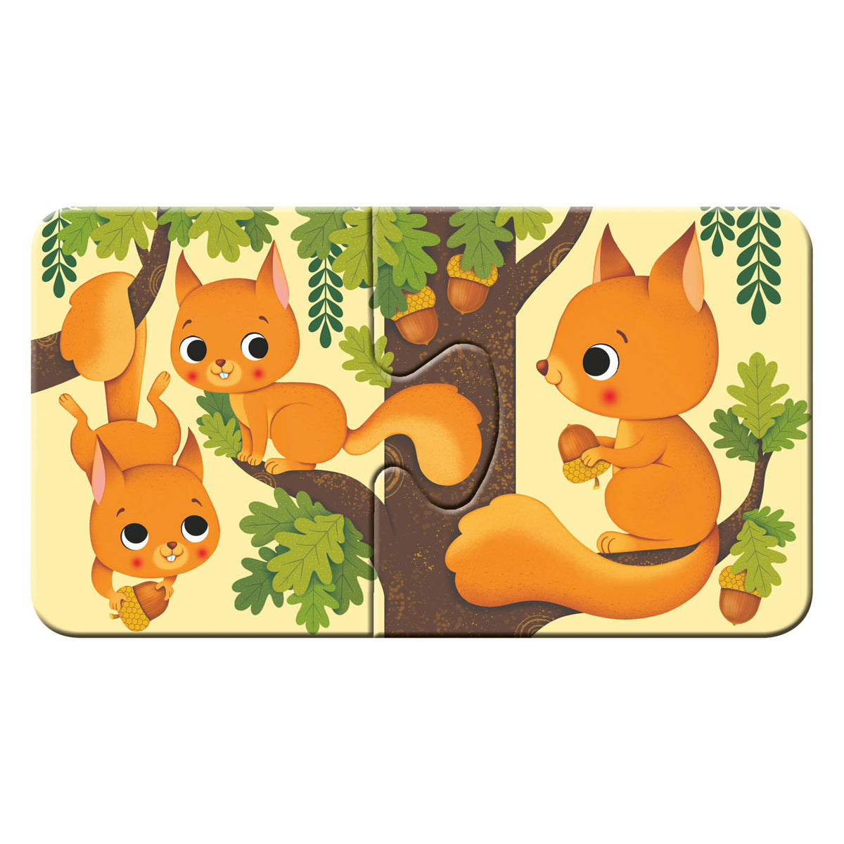 Zwierzęta Ravensburger i ich maluchy - moje pierwsze puzzle - elementy 9x2 - puzzle dla dzieci