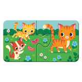 Zwierzęta Ravensburger i ich maluchy - moje pierwsze puzzle - elementy 9x2 - puzzle dla dzieci