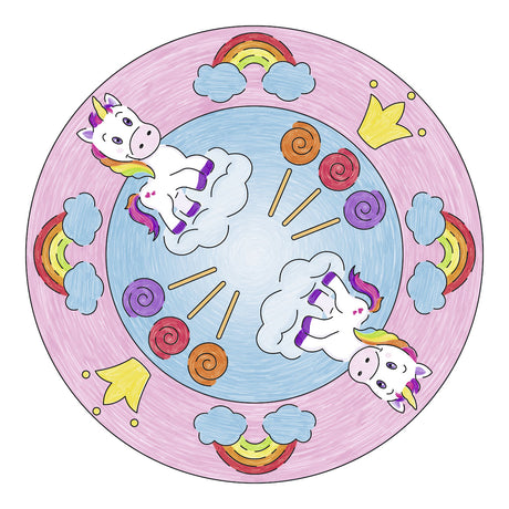 Projektant mandali Ravensburger 2w1 - jednorożec