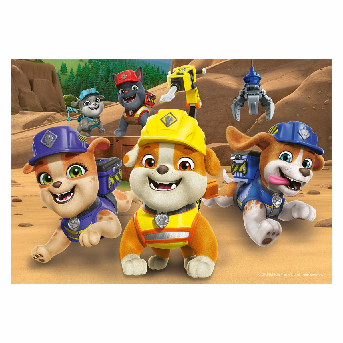 Puzzle Ravensburger Psi Patrol Gruzu Załoga - 2x12 kawałków kartonu.
