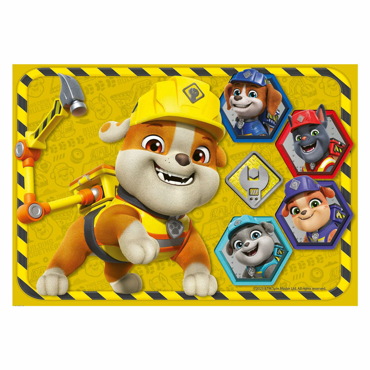 Puzzle Ravensburger Psi Patrol Gruzu Załoga - 2x12 kawałków kartonu.