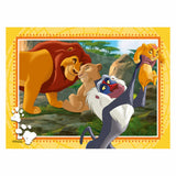 Puzzle 4 w 1 Ravensburger Król Lew