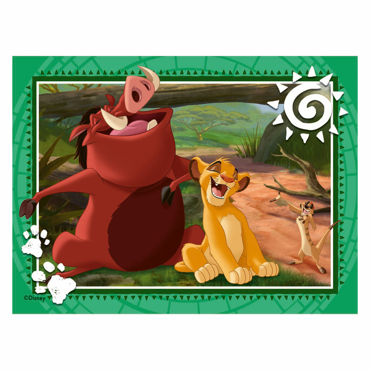 Puzzle 4 w 1 Ravensburger Król Lew