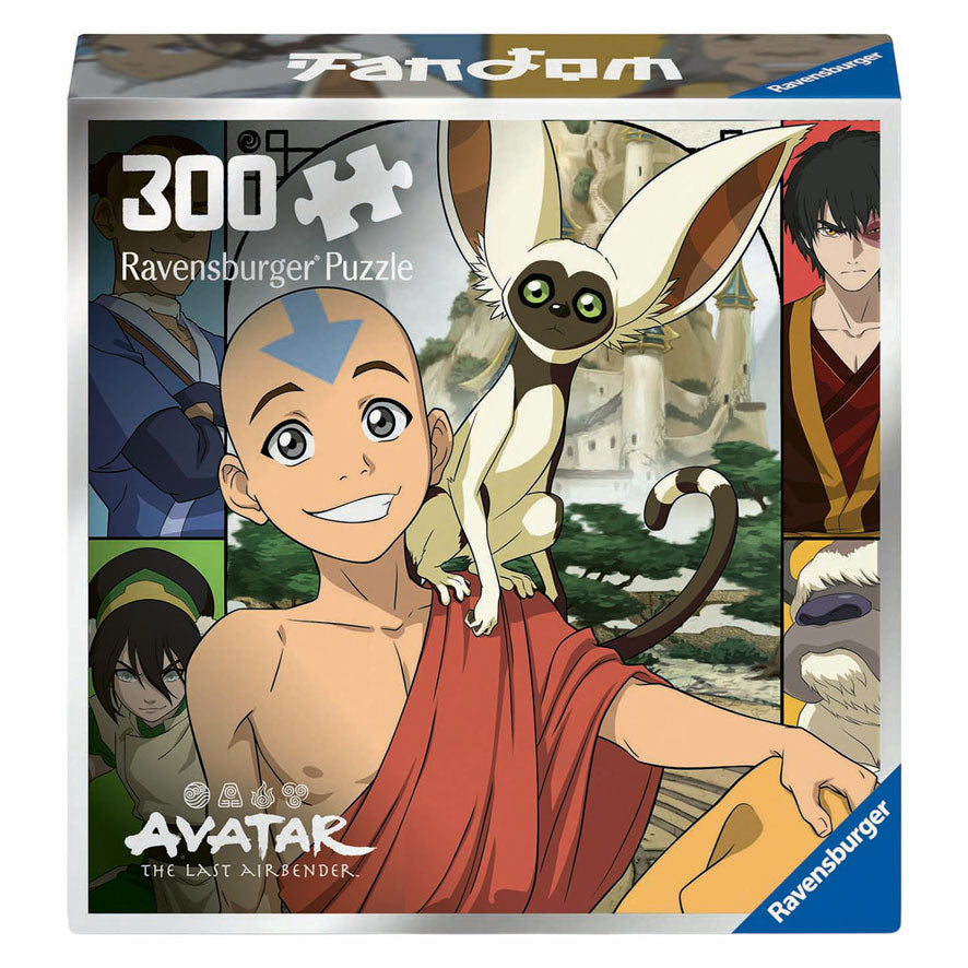 Ravensburger puzzle awatar ostatni mag powietrza - 300 fragmentów folii.