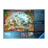 Puzzle Ravensburger z widokiem na śródziemnomorski taras - 1000 elementów.