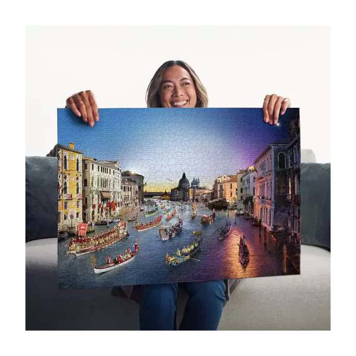 Puzzle Ravensburger Wenecja dzień na noc 1000 elementów