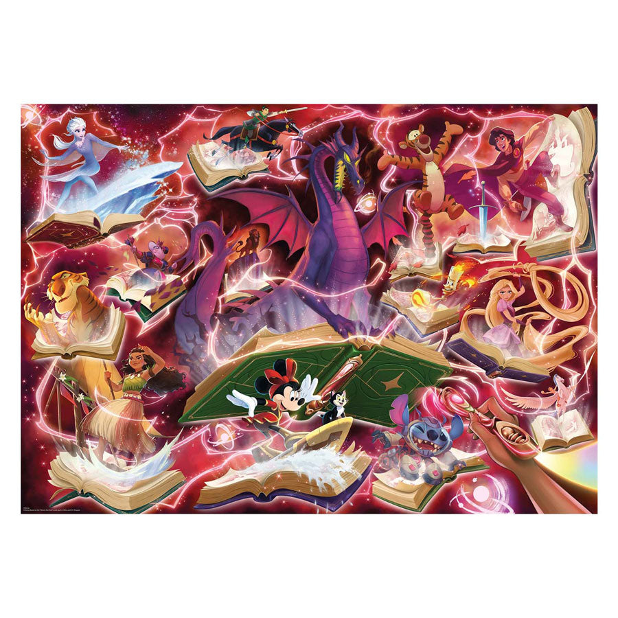 Puzzle Ravensburger Disney Lorcana Przebłyski królestwa: puzzle rubinowe (1000 elementów)