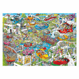 Seria komiksów Ravensburgera Raya: Podróż w czasie 4 – Czas przyszły – Puzzle z kreskówek – 1000 elementów