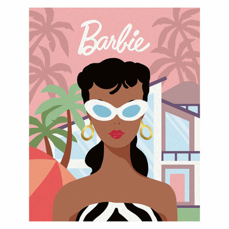 Farba Ravensburger po numerze Barbie 1959 kreatywny pakiet dla dorosłych.