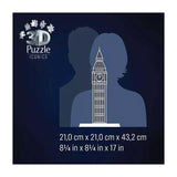 Puzzle 3d Ravensburger Icons Big Ben - ze światłem - 235 elementów.