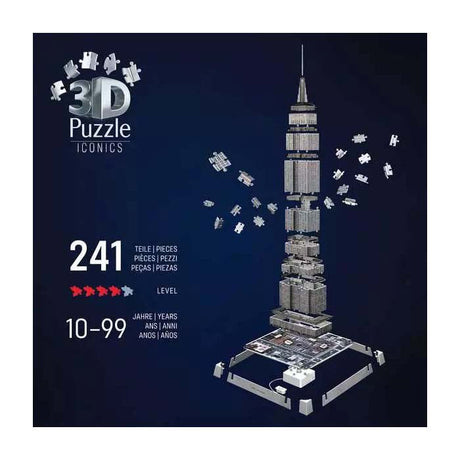 Puzzle 3D Ravensburger Empire State Building - ze światłem - 241st.