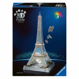 Puzzle 3D Ravensburger Ikony Wieża Eiffla - ze światłem - 243 elementy.