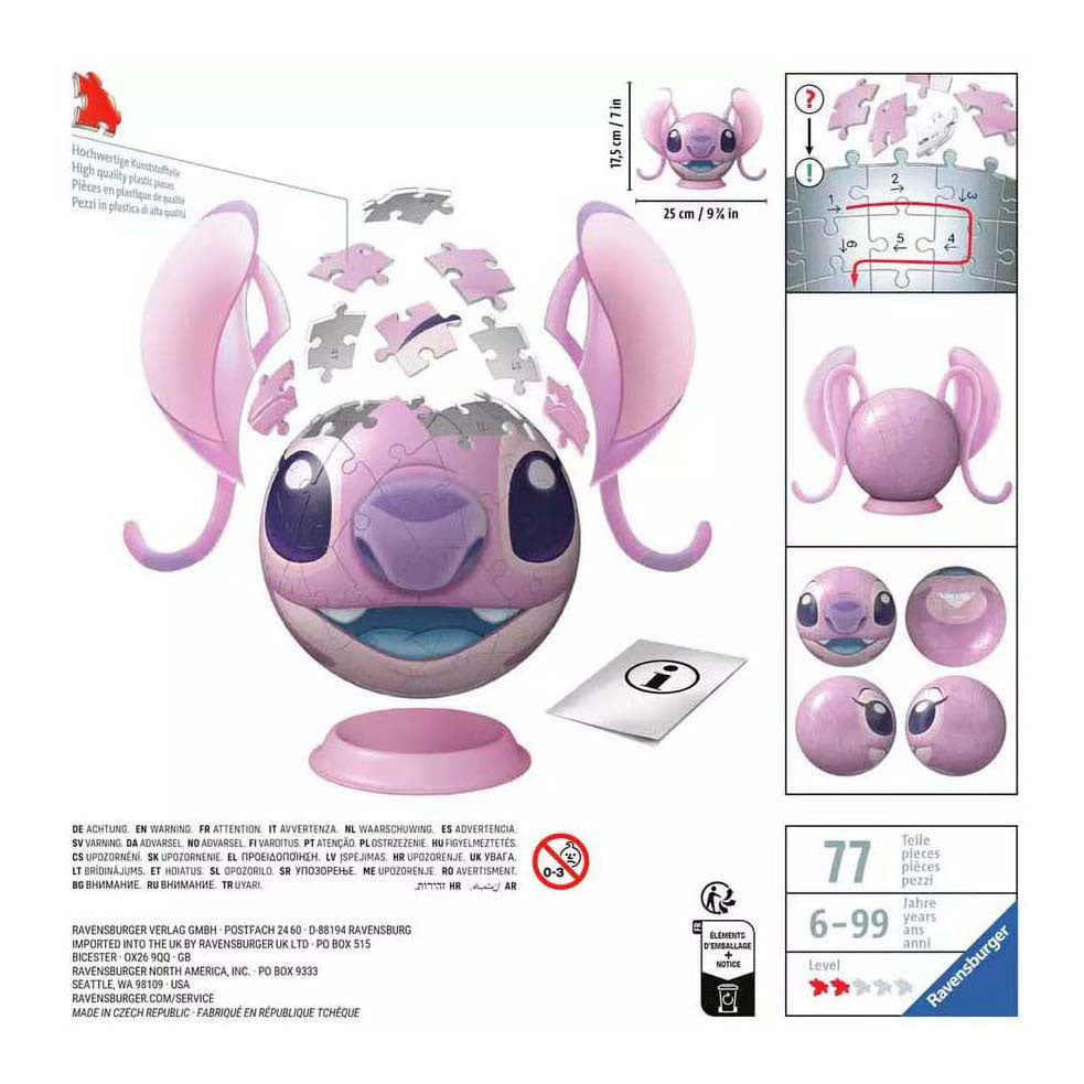 Puzzle 3D Ravensburger Disney - 72 sztuki zabawek.