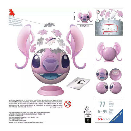 Puzzle 3D Ravensburger Disney - 72 sztuki zabawek.