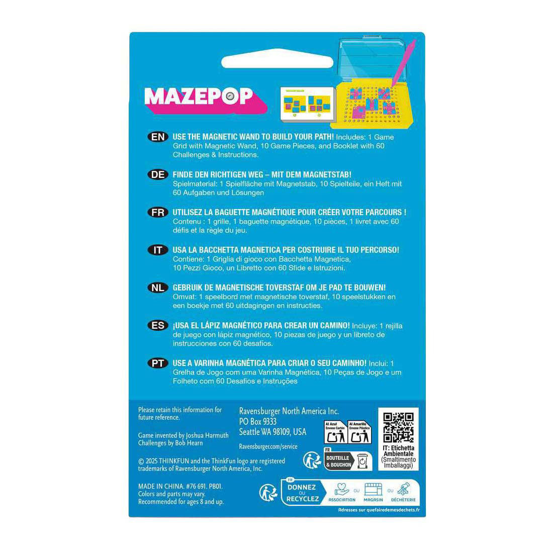 Ravensburger – mazepop – wymagająca gra logiczna – od 8 lat