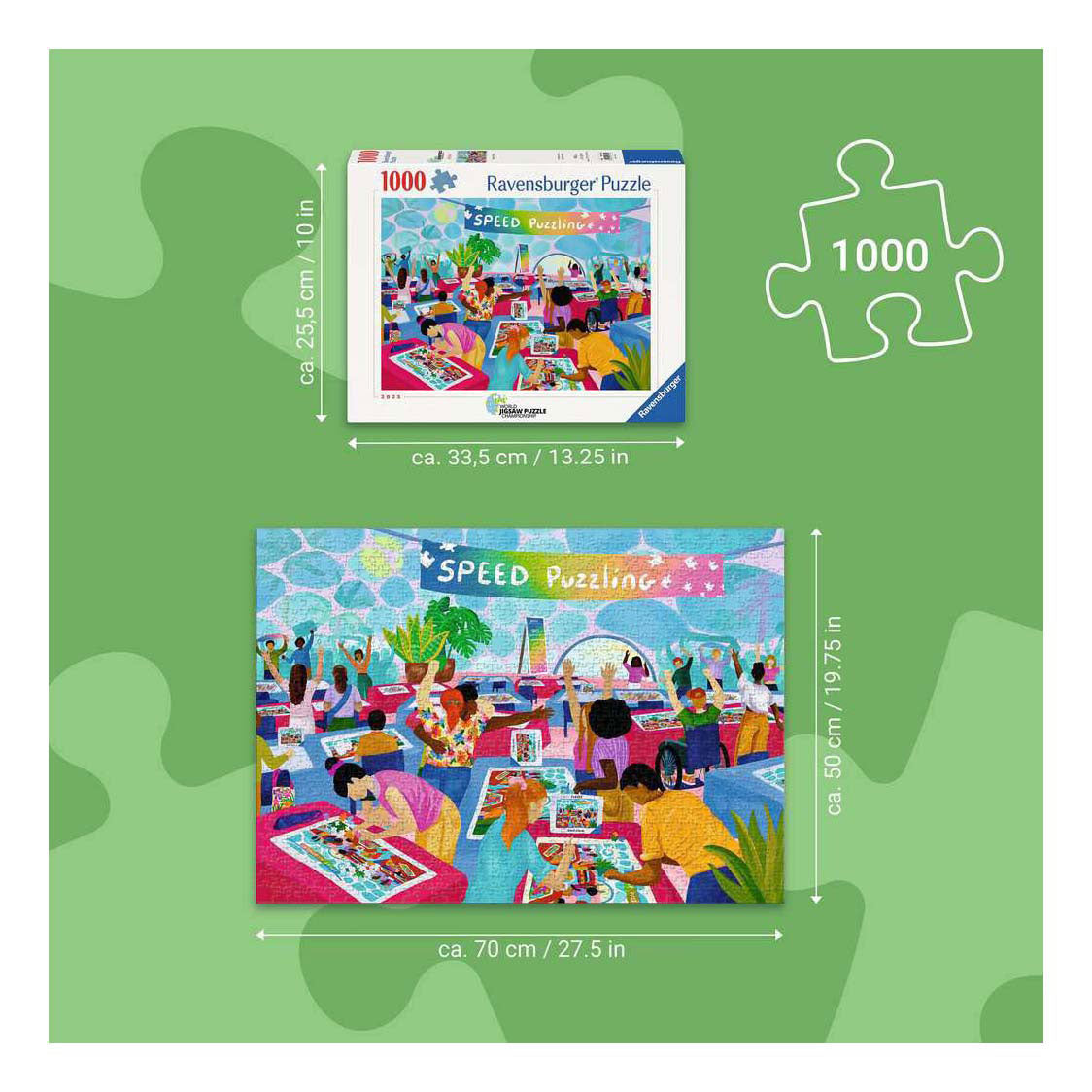 Ravensburger – puzzle prędkości – układanka – 1000 elementów