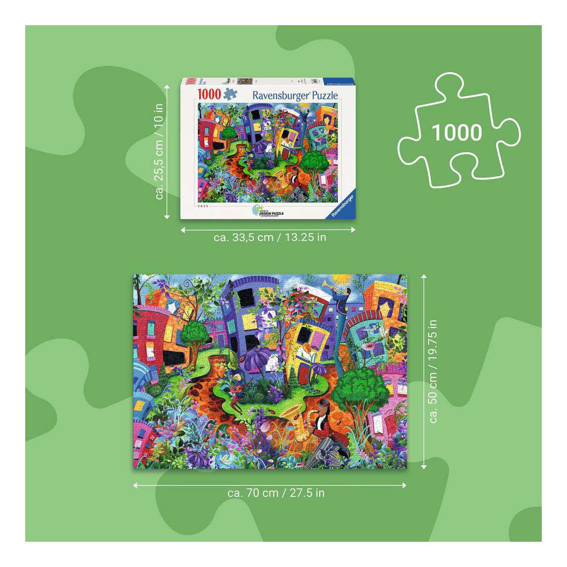Ravensburger – Marienkãƒâ¤ferweg – układanka – 1000 elementów