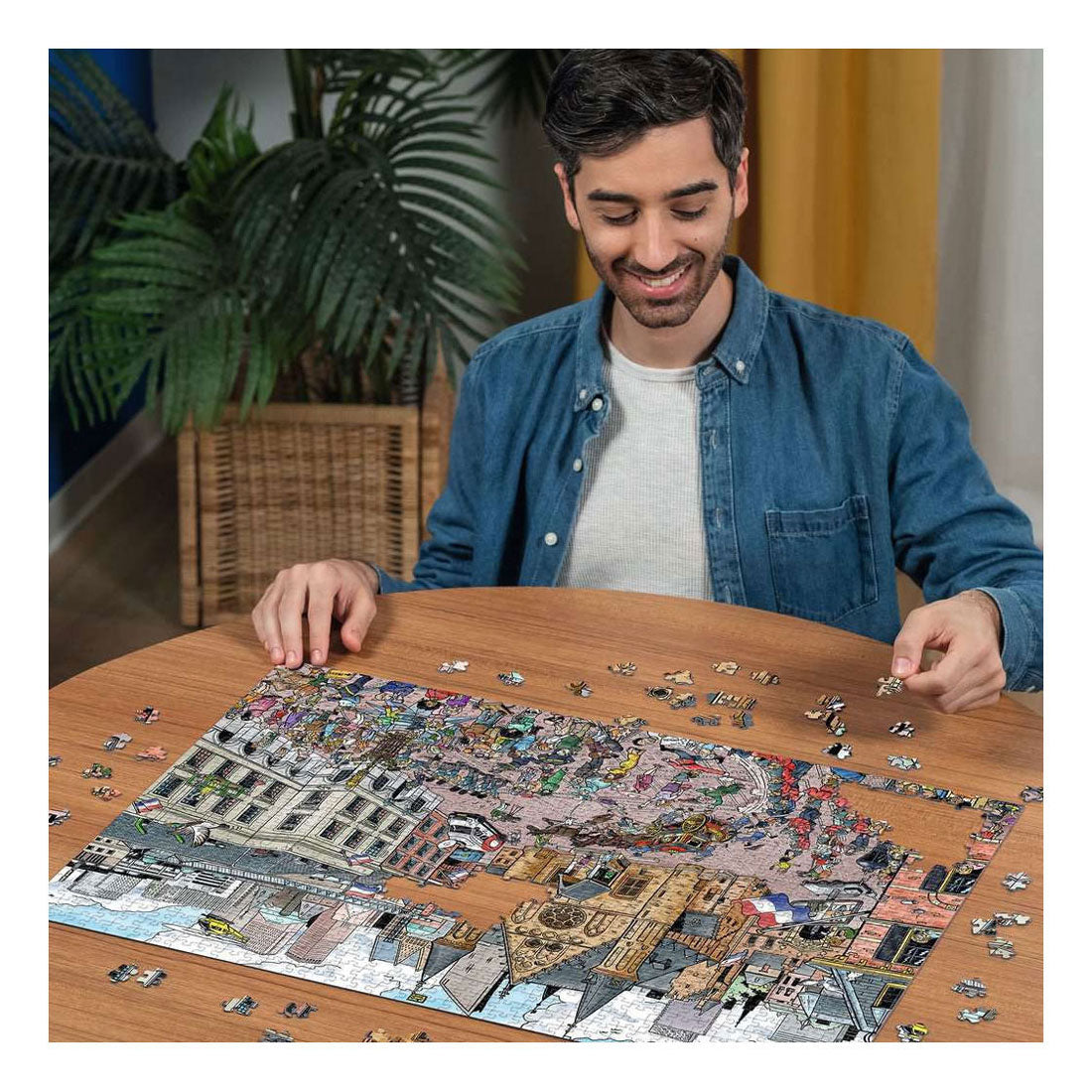 Puzzle Ravensburger Fleroux Haga - 1000 elementów.