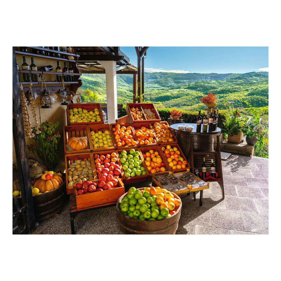 Ravensburger – targ owocowo-warzywny, Chorwacja – układanka – 500 elementów
