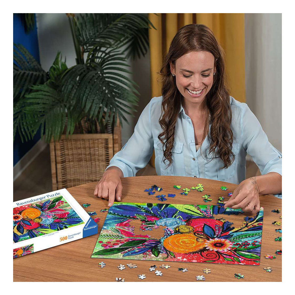 Ravensburger – eksplozja kolorów – układanka – 500 elementów