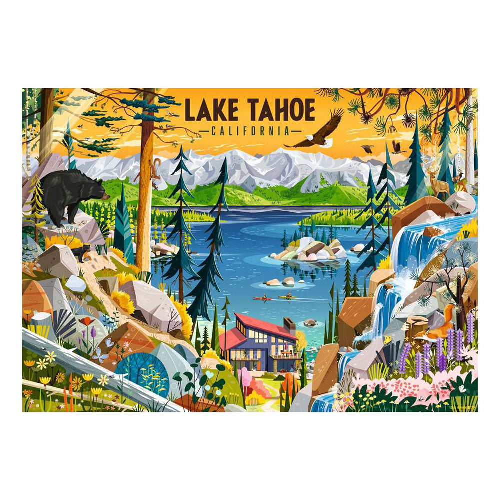 Ravensburger – święte jezioro tahoe – układanka – 1000 elementów