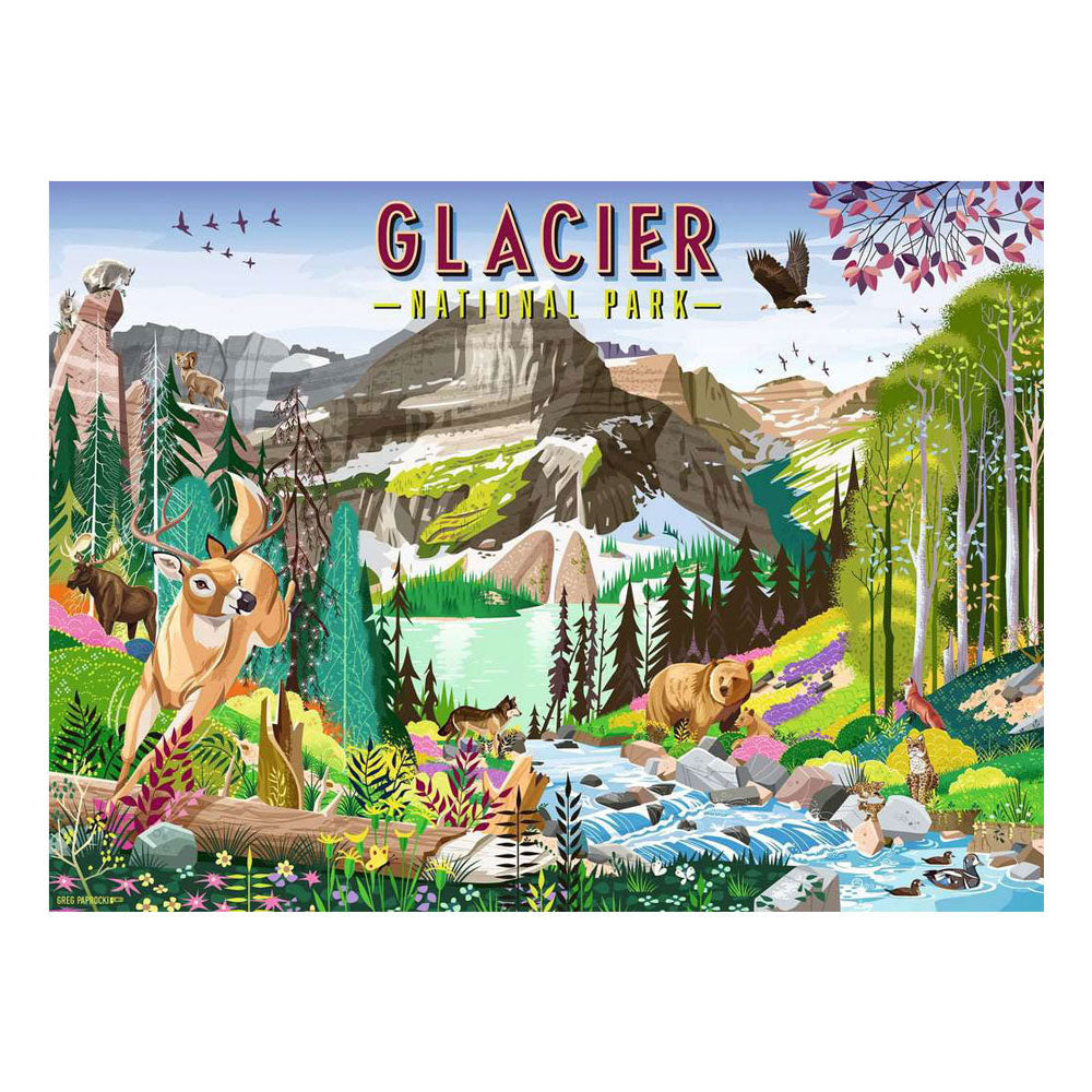 Ravensburger – Park Narodowy Lodowca – układanka – 500 elementów