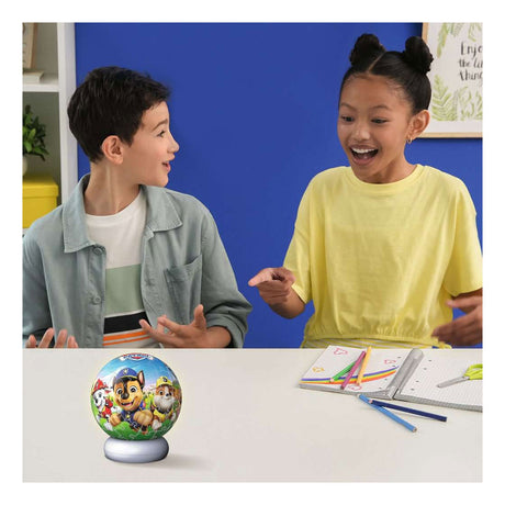 Ravensburger – Psi Patrol – Lampka nocna w kształcie kulki 3D – 73 elementy