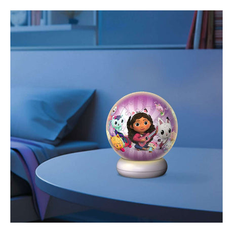 Ravensburger – Domek dla lalek Gabby – Lampka nocna w kształcie kulek 3D – 73 sztuki